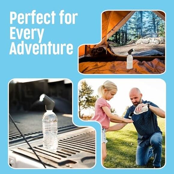 NWT Suds2Go Portable Hand Wash Station w/ Foam Soap Cap for Bottles Outdoor - Picture 4 of 5